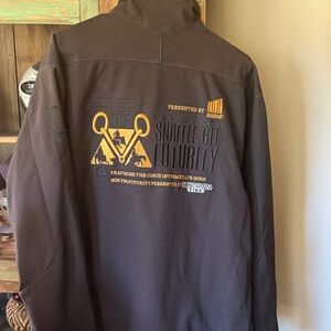 Cinch Brown Performance Jacket with Gold Accents NRCHA Finals Jacket 2018